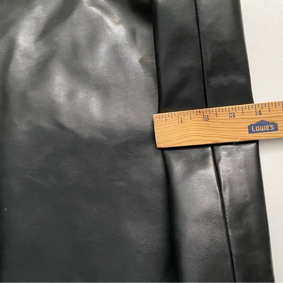 Victoria's Secret Limited Edition Black Faux Leather Bag with Tassels - 17" x16" - Picture 11 of 14